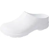 Ladeheid Damen und Herren leichte Eva Clogs Gartenclogs Gartenschuhe LA-858 (Weiß, 41)