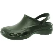 Ladeheid Damen und Herren federleichte Eva Clogs LA-885 (Grün2909, 39 EU)