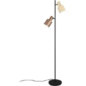 TRIO Leselampe Agudo Sand und Kupfer