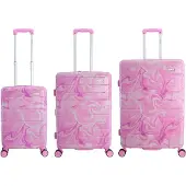 Saxoline Koffer-Set Splash aus robustem ABS/PC-Material pink One Size