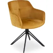 Stolkom Armlehnenstuhl SARINA BHT 59x82x62 cm gold