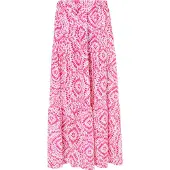 IZIA Maxirock mit Print Damen Rosa