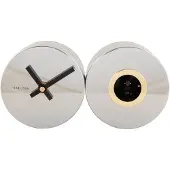 Present Time - Kuckucksuhr Duo Cuckoo Plated - Silber - 26x7.2x13cm