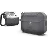 Urban Armor Gear Hülle für Apple AirPods Pro 3, Scout, Durchscheinend-Grau