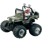 Tamiya RC Car 1:10 Wild Willy 2000 WR-02 Bausatz, 2WD, mit Fahrerfigur