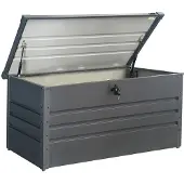 Zipper ZI-GAB132AN Aufbewahrungsbox Futterbox Gartenbox 130cm Breite 80kg grau