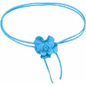 Collezione alessandro Taillengürtel "Blüte" Lederband mit echt Leder Blüte
