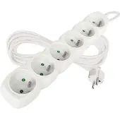 Emos 1902060500, 250 V, 10 A, 220-240 V, Weiß
