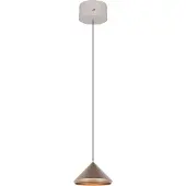 TRIO Pendelleuchte 1 Spot Laguna 5 W grau Metall warmweiß-kaltweiß