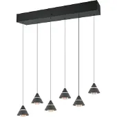 TRIO - Hängelampe ROMEO - Schwarz - 10x10x200 cm