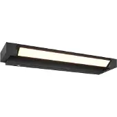 TRIO 284770132 FABRIZIO Wandleuchte über Spiegel, 420 mm breit, SMD-LED, 9 W/1000 lm, 2300 + 3000 + 4000 K, Schutzart IP44, schwarz matt
