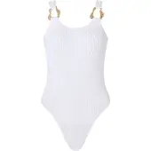 Moda Minx Badeanzug "SCRUNCH" 1 Stk. mit eleganten Schmuckelementen