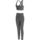 Yeaz VIBRANT Sportbekleidung Set mit hoher Taille und gekreuzten Trägern