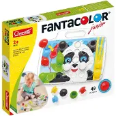 Quercetti Nadelmosaik - Fantacolor Junior - 49 Teile - 4206 - - One Size - Kreatives Spielset