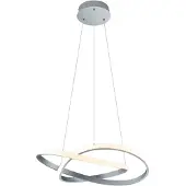 TRIO Reality Leuchten LED Pendelleuchte Course nickel matt