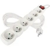 Emos 1902160500, 250 V, 10 A, 220-240 V, Weiß