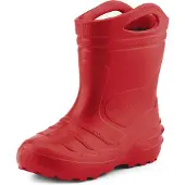 Ladeheid Kinder Mädchen Jungen federleichte Eva Thermo Gummistiefel gefüttert KL051 (Rot, 25)