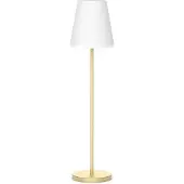 Newgarden Lola Slim, Gold, Weiß, Terrasse, Acrylnitril-Butadien-Styrol (ABS), Eisen, IP65, Klassisch, Gebürstet
