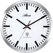 Atlanta Wanduhr, Funk, Ø 30 cm, 4371-B
