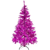 Mojawo Weihnachtsbaum 180 cm inkl Ständer Lila / Pink