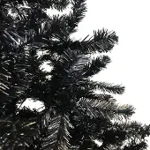 Mojawo Weihnachtsbaum 180 cm inkl Ständer Schwarz