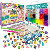 Bandai Rainbow Loom Armbandwebset mit 5600 Gummibändern, Anhängern und Perlen