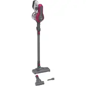 Hoover HF1 HF110P 011, Stabstaubsauger, Beutellos, Magenta, 0,9 l, Gummi, Trocken