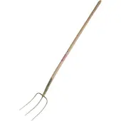 Erntekönig Dunggabel 3 Zinken 135cm-Eschenstiel 31x22cm, gold-lackiert
