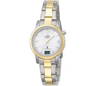 Master Time MTLA-10305-12M Damen-Funkuhr Basic Bicolor