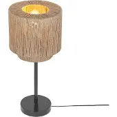 TRIO - Tischlampe SMILLA - Schwarz - 21x21x45 cm