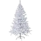 Mojawo Weihnachtsbaum 180 cm inkl Ständer Weiß