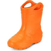 Ladeheid Kinder Mädchen Jungen federleichte Eva Gummistiefel KL051-S (Orange, 31 EU)