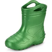 Ladeheid Kinder Mädchen Jungen federleichte Eva Gummistiefel KL051-S (Smaragdgrün, 23 EU)