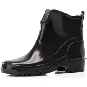 Ladeheid Damen Kurze Gummistiefel LA-930 (Schwarz2, 39)
