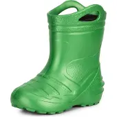 Ladeheid Kinder Mädchen Jungen federleichte Eva Thermo Gummistiefel gefüttert KL051 (Smaragdgrün, 24)