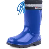 Ladeheid Kinder Mädchen Jungen Gummistiefel mit Stulpe LA-972 (Blau/Schwarz, 20 EU)