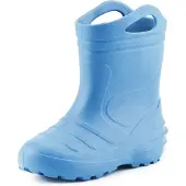 Ladeheid Kinder Mädchen Jungen federleichte Eva Thermo Gummistiefel gefüttert KL051 (Hellblau, 34)
