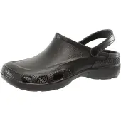 Ladeheid Damen und Herren federleichte Eva Clogs LA-885 (Schwarz, 39 EU)