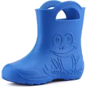Ladeheid Eva Kinder Jungen Mädchen Gummistiefel Regenschuhe LA-CA-01 (Blau, 34/35 EU)