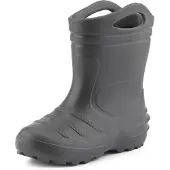 Ladeheid Kinder Mädchen Jungen federleichte Eva Thermo Gummistiefel gefüttert KL051 (Graphite, 29)