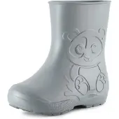 Ladeheid Eva Kinder Jungen Mädchen Gummistiefel Regenschuhe LA-CA-10 (Grau, 22/23 EU)