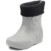 Ladeheid Kinder Federleichte Gummistiefel Thermo mit Fütterung LA-CA-Panda249(Grau, 26/27)
