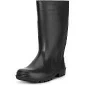 Ladeheid Herren PVC Gummistiefel LA-974 (Schwarz, 39 EU)
