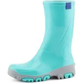 Ladeheid Kinder Mädchen Jungen Gummistiefel Regenschuhe LARB015 (Türkis-2, 21)