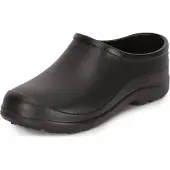 Ladeheid Damen und Herren leichte Eva Clogs Gartenclogs Gartenschuhe LADW001 (Schwarz, 37)