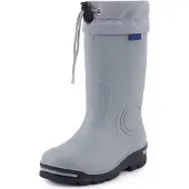 Ladeheid Kinder Mädchen Jungen Gummistiefel Regenschuhe LARB014 (Grau, 25)