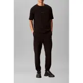 Calvin Klein Jogginghose Nano Standard Logo LV04LF247G Schwarz Regular Fit