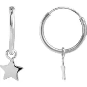 Luxenter Ohrringe, unverzichtbar aus 925er Sterlingsilber mit rhodinierter Oberfläche