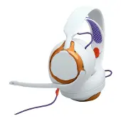 JBL Quantum 250 Gaming-Kabelkasten-Over-Ear-Headset, hellblau und orange