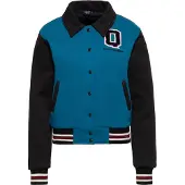 Queen Kerosin Damen Collegejacke Rockabilly Kitten